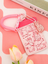 Cute Pink Card Holder