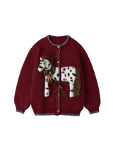 Dalmatian Pony Wide Cardigan