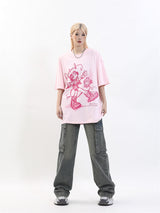 Pink Graffiti Graphic Tee