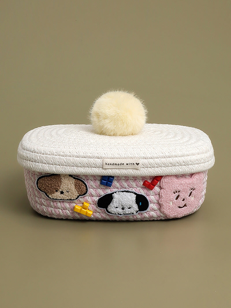 Handmade Puppy Basket