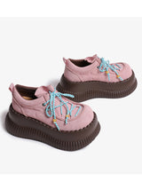 Platform Lace-Up Shoes