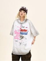 Ink Splash Pink Lettering Tee