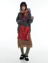 Red Square Shoulder Tote