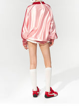Pastel Pink Varsity Jersey Tee