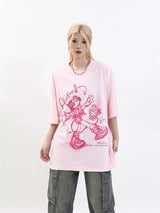 Pink Graffiti Graphic Tee