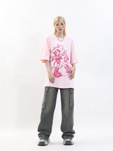 Pink Graffiti Graphic Tee