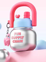 Pink Pop Bubble Grip Stainless Steel Tumbler