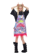 Gradient Apron Skirt