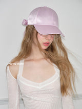 Satin Ribbon Baseball Cap