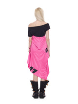Pink Drape Long Dress