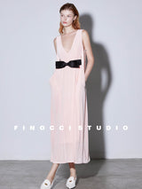 Pleated Maxi Dress