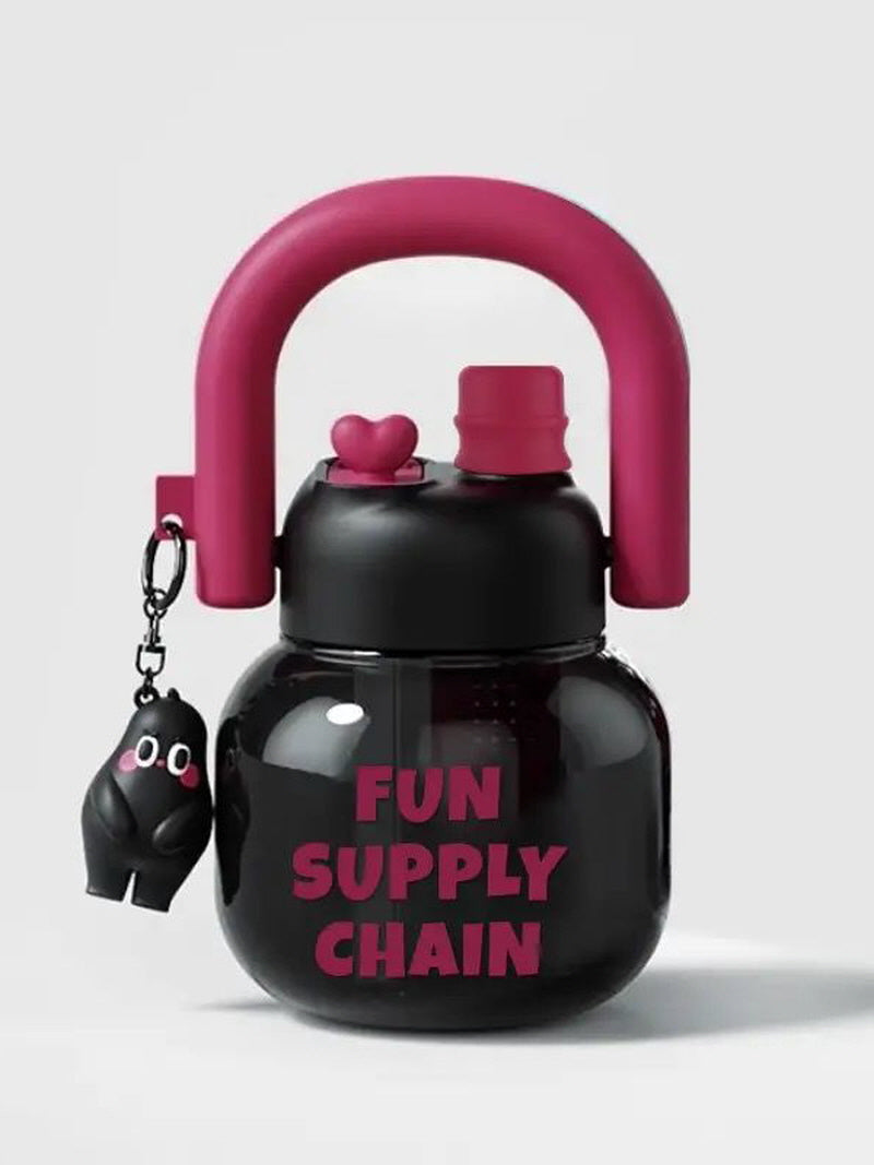 Pink Pop Bubble Grip Stainless Steel Tumbler
