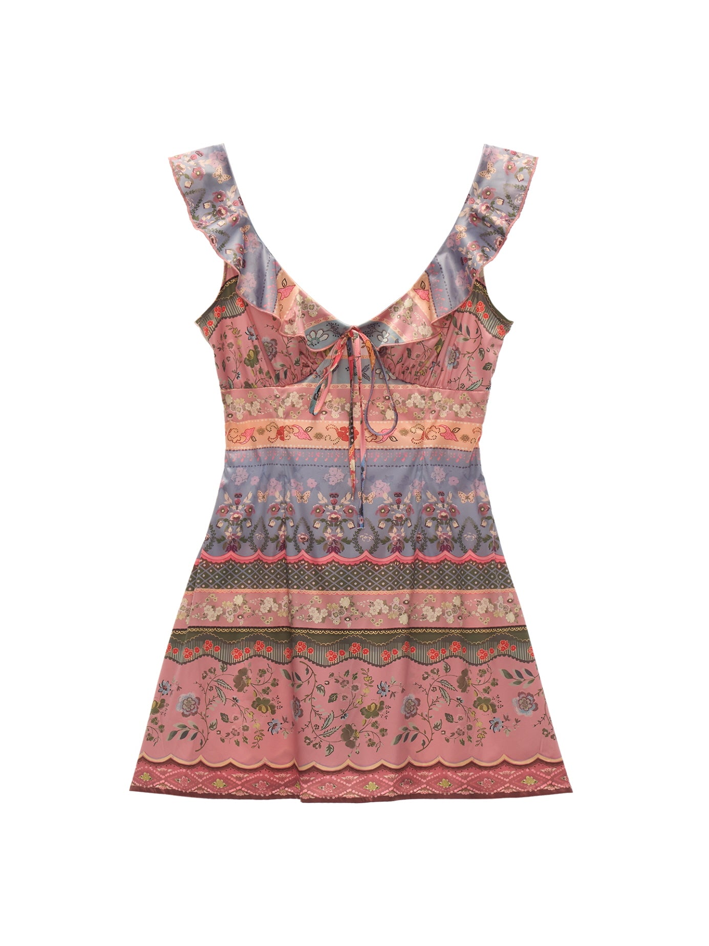 Floral Print Mini Dress