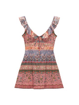 Floral Print Mini Dress