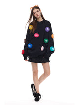 M&M Patch Black Sweatshirt