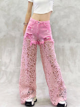 Lace Wide Pants