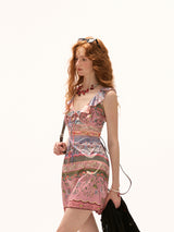 Floral Print Mini Dress
