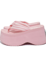 Pink Platform Flip-Flops