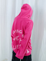 Pink Boxy Hoodie