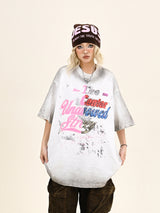 Ink Splash Pink Lettering Tee