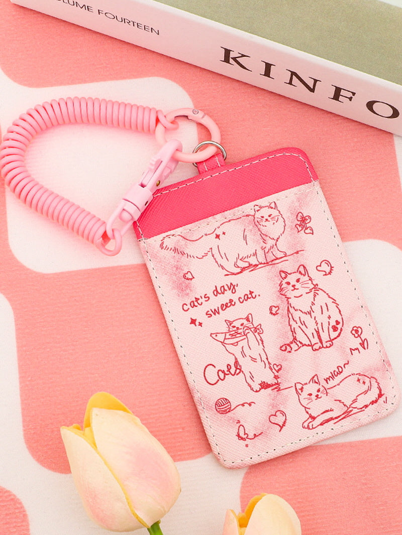 Cute Pink Card Holder