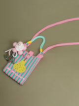 Peary Cute Striped Phone Bag
