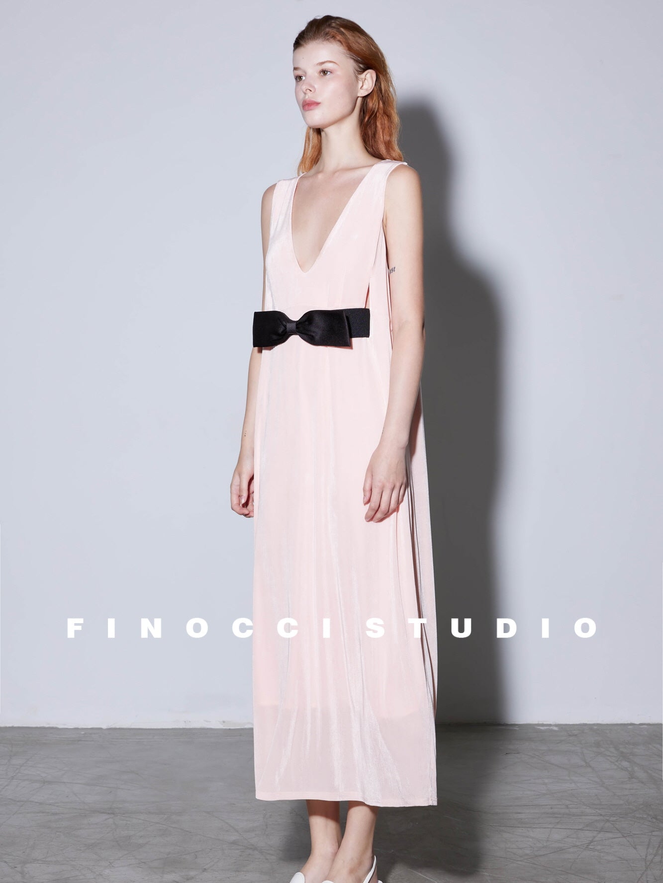 Pleated Maxi Dress
