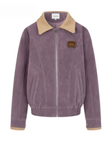 Lavender Corduroy Sherpa Jacket