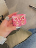 Pink Butterfly AirPods Case
